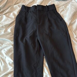 Zara Black Tailored Dress Jumpsuit